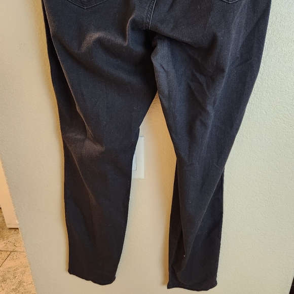 NYDJ Ami Black Side Embroidered Skinny Legging Jeans Size 12 - Picture 10 of 11